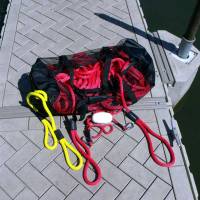 Boats - Mesh Storage Bags for Boat Dock Lines - Mesh Storage Duffel Bag for Boating Accessories