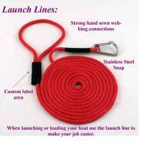 Boats - Floating Boat Launch Lines - 3/8" Diameter