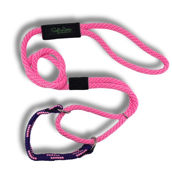 1/2" Round Large Dog Martingale Leash 20 Ft