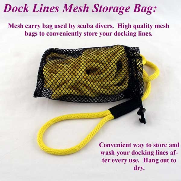 11" by 16" Dock Line Storage Bag