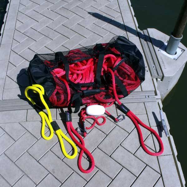 Mesh Duffle Storage Bag for Boat Dock Lines, Boats, Mesh Storage