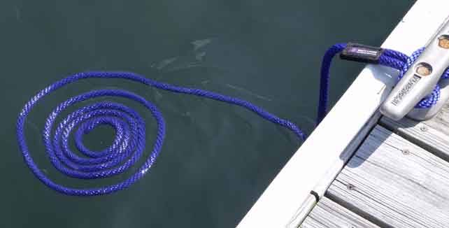 10-1pcs Boat Bungee Dock Lines Marine Mooring Rope Pvc Boats for