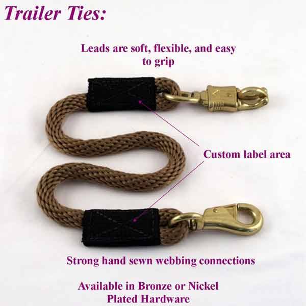 Horse Trailer Tie with Panic Hook by Trailer Tie 