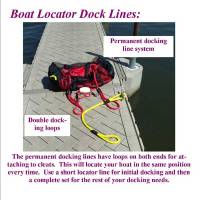 Boat locator dock lines, permanent boat dock lines information sheet