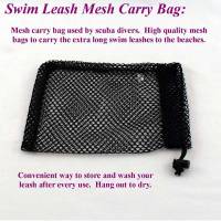 Mesh storage bag for dog leashes, 8” by 10” dog leash mesh storage bag