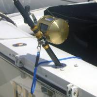 5' Fishing Rod & Reel Safety Line - On Fishing Reel